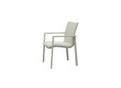 Tuinstoel Cardamom 61x57x85cm - aluminium - greige- Tuinstoelen