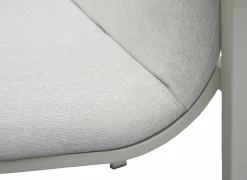 Tuinstoel Cardamom 61x57x85cm - aluminium - greige- Tuinstoelen