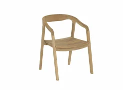 Tuinstoelen|Eetkamerstoelen|Tuinstoel Cato 52x50x80cm - teak massief - naturel