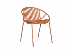 Tuinstoelen|Tuinstoel Chaplin metaal - oranje