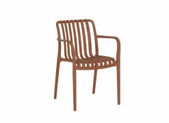 Tuinstoel Cute 46x58x81cm - kunststof - terra- Tuinstoelen