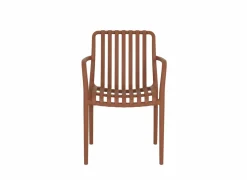 Tuinstoel Cute 46x58x81cm - kunststof - terra- Tuinstoelen