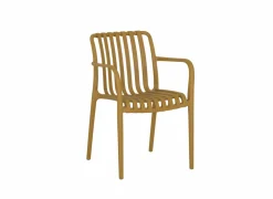 Tuinstoelen|Tuinstoel Cute 46x58x81cm - kunststof - oker