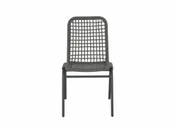 Tuinstoel Hopi 55x61x81cm - artificial rattan - antraciet- Tuinstoelen