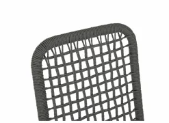 Tuinstoel Hopi 55x61x81cm - artificial rattan - antraciet- Tuinstoelen