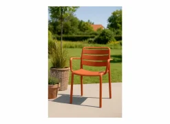 Tuinstoelen|Tuinstoel Matta 60x55x81cm - polypropyleen - terra