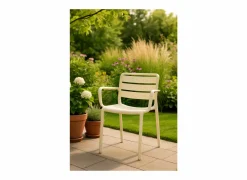 Tuinstoelen|Tuinstoel Matta 60x55x81cm - polypropyleen - beige
