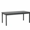 Tuintafel Eden 180/240x95cm - aluminium - antraciet- Tuintafels