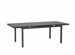 Tuintafel Eden 180/240x95cm - aluminium - antraciet- Tuintafels
