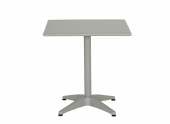 Tuintafels|Tuintafel Lush 70x70x72cm - aluminium - greige