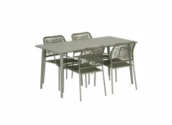 Tuintafel Phi 150x80x72cm staal groen- Tuintafels