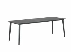 Tuintafels|Tuintafel Shore 220x90cm - aluminium - antraciet