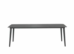 Tuintafels|Tuintafel Shore 220x90cm - aluminium - antraciet
