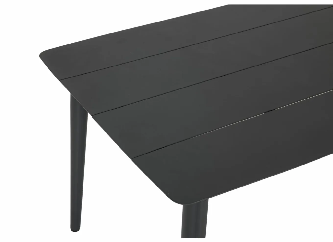 Tuintafels|Tuintafel Shore 220x90cm - aluminium - antraciet