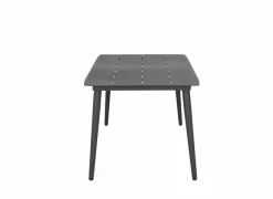 Tuintafels|Tuintafel Shore 220x90cm - aluminium - antraciet