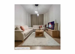 Tv-meubel Amarillo 160cm - eik massief & fineer & decor - naturel- Tv-Meubels|Tv-Meubels