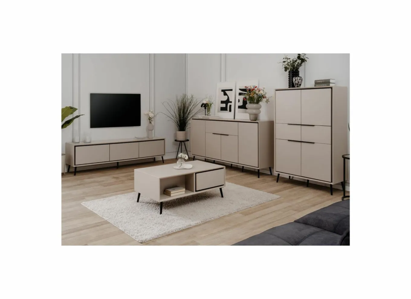 Tv-Meubels|Tv-Meubels|Tv-meubel Arona 175cm - melamine - capuccino