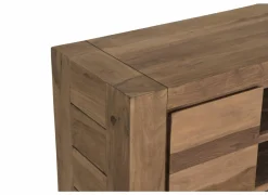 Tv-Meubels|Tv-Meubels|Tv-meubel Carbone 150cm - sheesham massief & decor - naturel