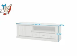 Tv-Meubels|Tv-Meubels|Tv-meubel 165cm - decor - dark forest