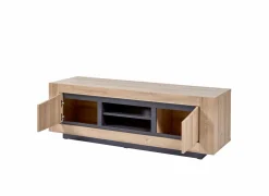 Tv-Meubels|Tv-Meubels|Tv-meubel 160cm - decor - French oak & grijs