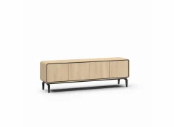 Tv-meubel 215cm - melamine - brushed sand oak nature- Tv-Meubels|Tv-Meubels