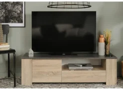 Tv-Meubels|Tv-Meubels|Tv-meubel Fumay 138cm - decor - eik & beton