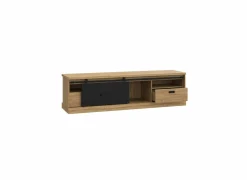 Tv-meubel Kaszimiro 203cm - decor - waterford eik & zwart- Tv-Meubels|Tv-Meubels
