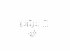 Tv-meubel Media 148cm - decor - wit- Tv-Meubels|Tv-Meubels