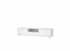 Tv-meubel Media 177cm - melamine - wit- Tv-Meubels|Tv-Meubels