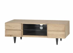 Tv-Meubels|Tv-Meubels|Tv-meubel Palacio 150cm - eik massief & decor - naturel