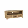 Tv-meubel Ploutos 125cm - mango massief - naturel- Tv-Meubels|Tv-Meubels