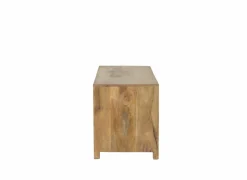 Tv-meubel Ploutos 125cm - mango massief - naturel- Tv-Meubels|Tv-Meubels