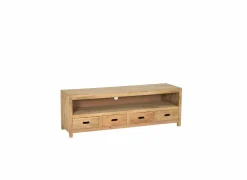 Tv-meubel Ploutos 165cm  - mango massief - naturel- Tv-Meubels|Tv-Meubels