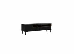 Tv-Meubels|Tv-Meubels|Tv-meubel Roomers 156cm - decor - zwart & walnoot