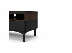 Tv-Meubels|Tv-Meubels|Tv-meubel Roomers 156cm - decor - zwart & walnoot