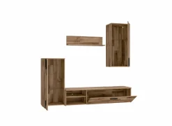 Tv-wandmeubel 213cm - decor - artisanale eik- Tv-Meubels|Tv-Meubels