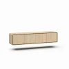 Tv-Meubels|Tv-Meubels|Tv-wandmeubel 215cm - melamine - brushed sand oak nature