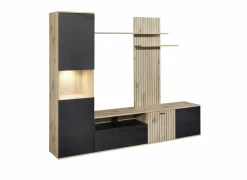 Tv-wandmeubel Silver 235cm - decor - naturel- Tv-Meubels|Tv-Meubels