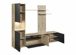 Tv-wandmeubel Silver 235cm - decor - naturel- Tv-Meubels|Tv-Meubels