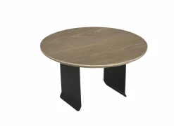 Bijzettafels|Universeel Armtafeltje 8-24cm - metaal - eiklook & zwart