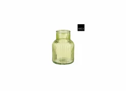 Mica Vazen & Bloempotten|Vazen & Bloempotten|Vaas Ambre H20cm - glas - limoen