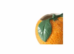 Vaas Appelsien H12,8cm - keramiek - oranje- Vazen & Bloempotten|Vazen & Bloempotten