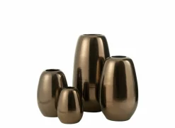 Vazen & Bloempotten|Vazen & Bloempotten|Vaas H70cm - porselein - goud