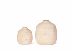 Vazen & Bloempotten|Vazen & Bloempotten|Vaas H21cm - stoneware - beige