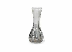 Vaas Ø9x17cm - glas - smoke- Vazen & Bloempotten|Vazen & Bloempotten