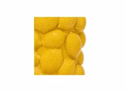 Vazen & Bloempotten|Vazen & Bloempotten|Vaas Yucatan Ø14x18cm - keramiek - geel