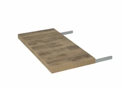 Verlengblad 100x50cm - decor - bruin- Keukentafels|Praktische Toebehoren