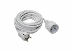 Verlengkabel 10m wit- Verlengkabels
