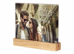 Fotokaders|Fotokaders|Vernazza staande fotohouder 10x15cm - hout & plastiek - naturel