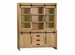 Vitrinekasten|Vitrinekasten|Vitrinekast Cottage 180cm - lamulux - naturel